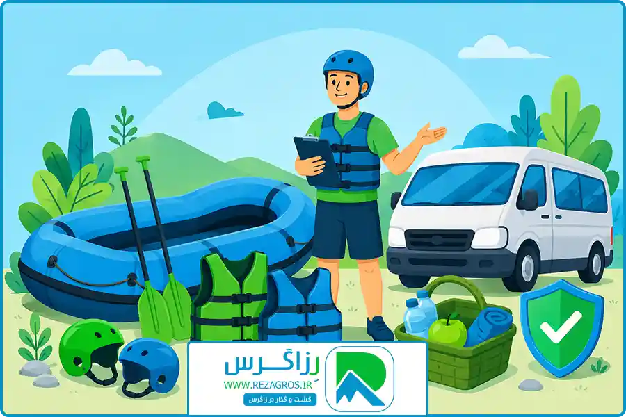 تور رفتینگ سامان | مسیرهای آرام و خانوادگی